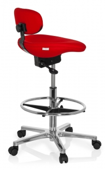 Bueroland LAVORO Drehstuhl rot