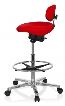 Bueroland LAVORO Drehstuhl rot