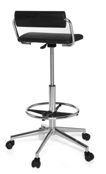 Bueroland WORX Arbeitsstuhl Polsterung schwarz Mod.228
