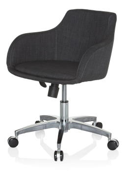 Bueroland BOCHART Drehstuhl Stoff grau
