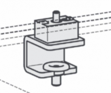 Geramoebel ECOPRO Zubehoer Tischklemme