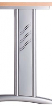 Preview: Hammerbacher B Blendenpaar einliegend silbern ca.50cm