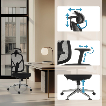 Preview: bueroland-buerostuhl-cata-pro-stoff-schwarz-detail2