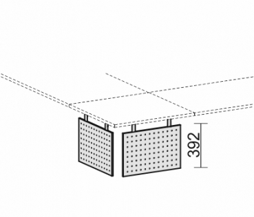 geramoebel-4fuss-pro-knieraumblende-fuer-volleckverkettungsplatte-silber