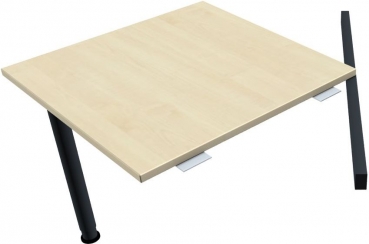 Geramoebel 4FLEX Zubehoer Quadratplatte Ahorn 80x80cm Gestell:anthrazit