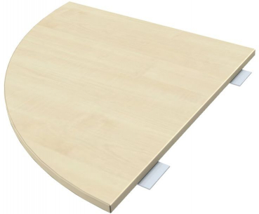 Geramöbel CFLEX Verkettungsplatte Viertelkreis 80x80cm