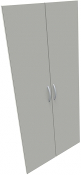 Geramoebel FLEX Zubehoer Fluegeltuersatz 80cm/5OH weiss