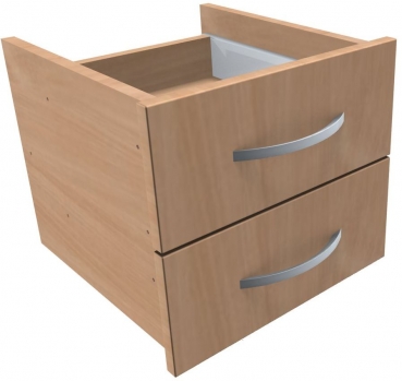 Geramoebel FLEX Zubehoer Schubkastensatz 40cm/1OH Buche