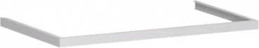 Geramoebel FLEX Zubehoer Sockelblende 80cm silbern