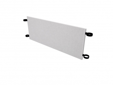 Hammerbacher H Zubeheoer Rueckwandverkleidung silbern 120cm