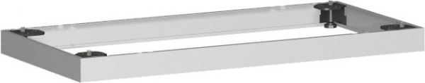 Geramoebel PRO Metallsockel f.Fluegeltuerenschrank silbern 80cm Geramoebel PRO Metallsockel f.Fluegeltuerenschrank silbern 80cm