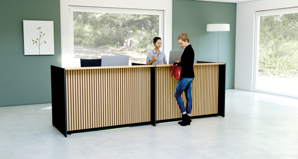 Kerkmann MARINO up&down höhenverstellbare große Theke für zwei Personen