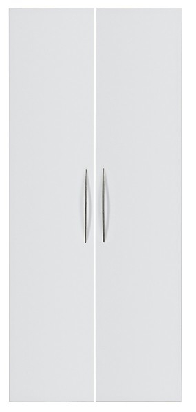 Hammerbacher BASIC Zubehoer Tuerensatz lichtgrau 80cm/5OH