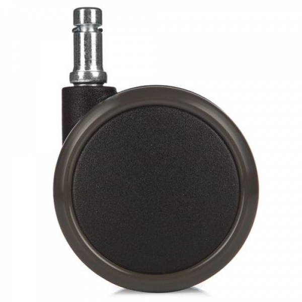 Bueroland UNIVERSAL Zubehoer Hartbodenrollen schwarz 65mm Stift:10mm