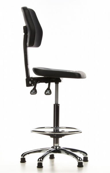 Bueroland WORX Arbeitsstuhl Hartschaum schwarz Mod.24