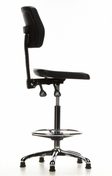 Bueroland WORX Arbeitsstuhl Hartschaum schwarz Mod.24