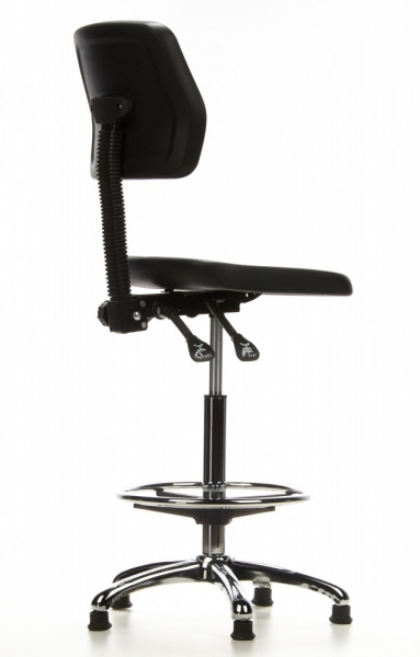 Bueroland WORX Arbeitsstuhl Hartschaum schwarz Mod.24