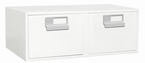 Bisley CARDBOX Karteikasten zweibahnig A5 weiss Bisley CARDBOX Karteikasten zweibahnig A5 weiss