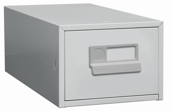Bisley CARDBOX Karteikasten einbahnig A6 lichtgrau Bisley CARDBOX Karteikasten einbahnig A6 lichtgrau