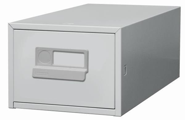 Bisley CARDBOX Karteikasten einbahnig A6 lichtgrau Bisley CARDBOX Karteikasten einbahnig A6 lichtgrau