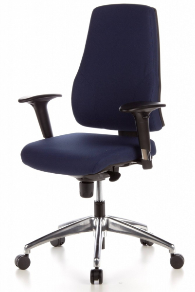 Bueroland EICK Drehstuhl Stoff dunkelblau Mod.200