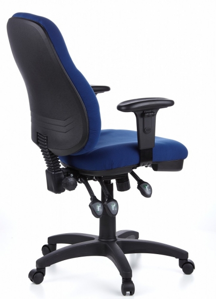 Büroland PAMPLA Drehstuhl Stoff comfort Blau