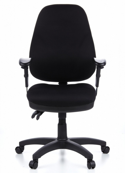 Bueroland PAMPLA Drehstuhl Stoff comfort schwarz