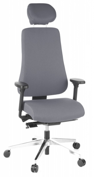 Bueroland EICK Chefsessel Stoff grau