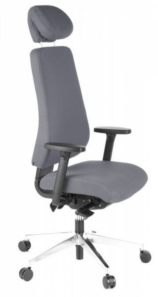 Bueroland EICK Chefsessel Stoff grau