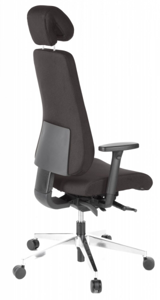Bueroland EICK Chefsessel Stoff schwarz