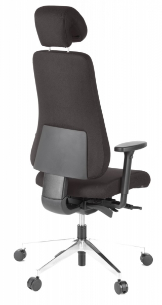 Bueroland EICK Chefsessel Stoff schwarz