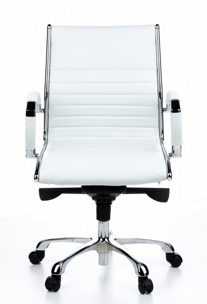 Bueroland MONALDO Drehstuhl Leder basic creme