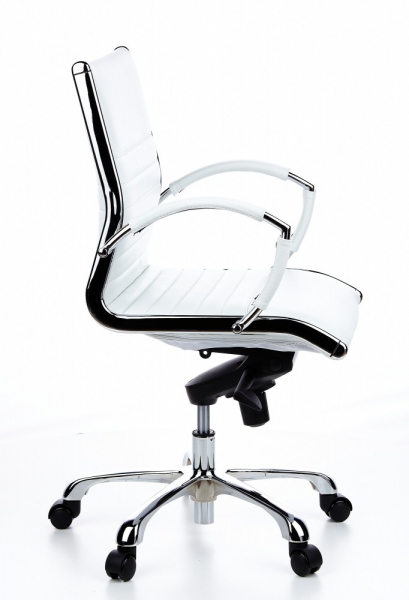 Bueroland MONALDO Drehstuhl Leder basic creme