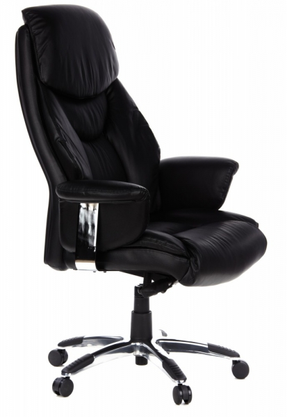 Bueroland MUSKAT Chefsessel Leder schwarz