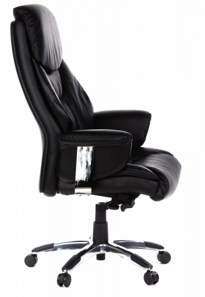 Bueroland MUSKAT Chefsessel Leder schwarz