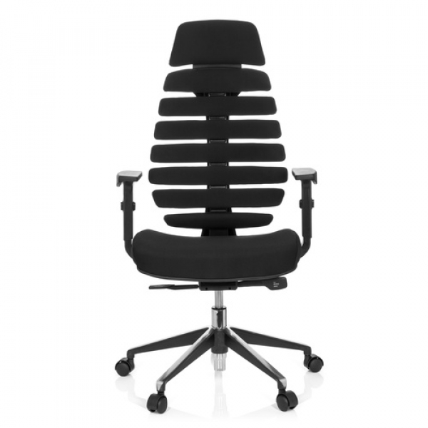 Bürostuhl / Drehstuhl KAUNA II PRO Stoff schwarz