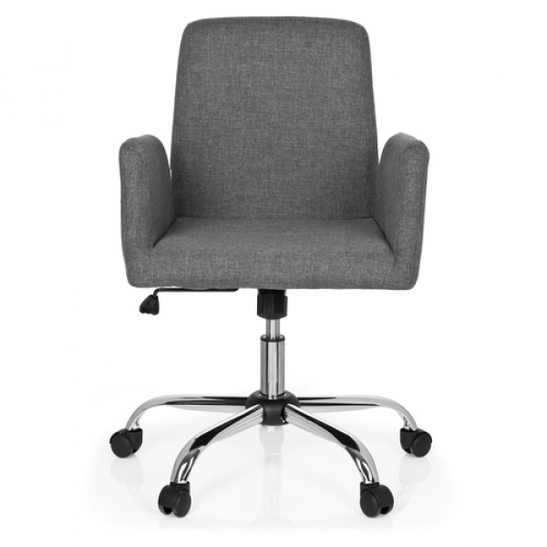 Bürostuhl FLEET Stoff hellgrau