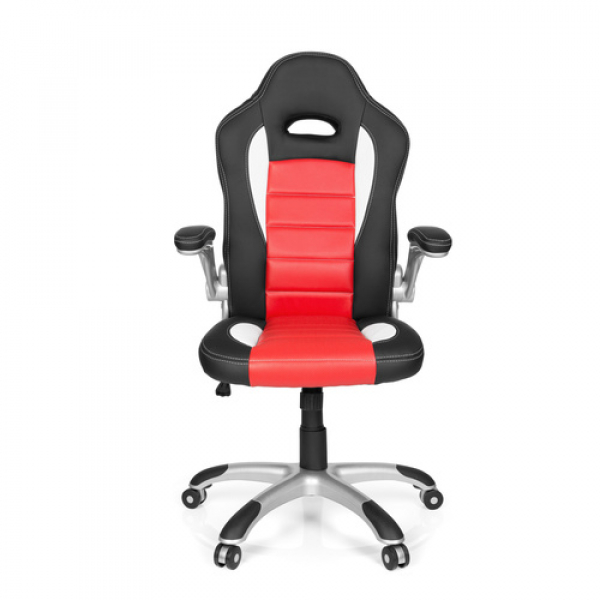 Chefsessel MIAMI SPORT rot / schwarz