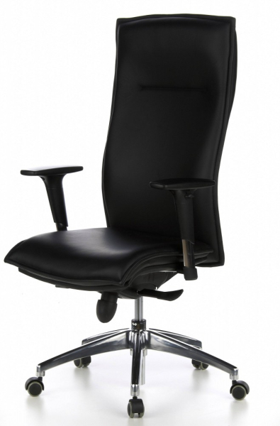 Büroland RITZ Chefsessel Leder schwarz