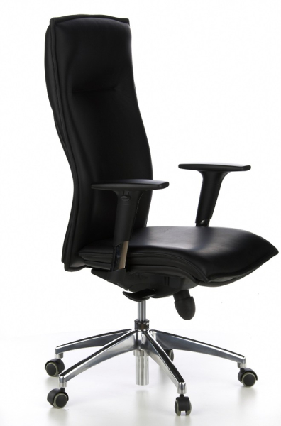 Büroland RITZ Chefsessel Leder schwarz