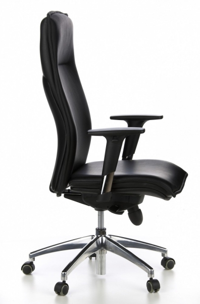 Büroland RITZ Chefsessel Leder schwarz