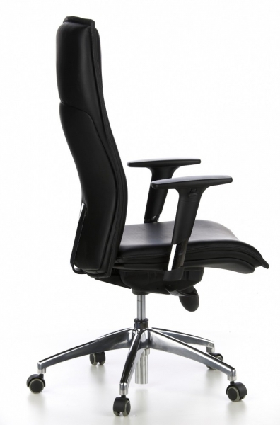 Büroland RITZ Chefsessel Leder schwarz