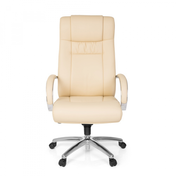 Chefsessel XXL TUSCON G 600 Kunstleder beige / creme