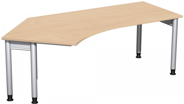 Geramoebel-4-Fuss-Pro-Winkelform-Schreibtisch-hoehenverstellbar