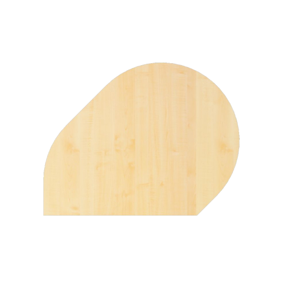 Hammerbacher Anbautisch oval 80x102cm VXSA81