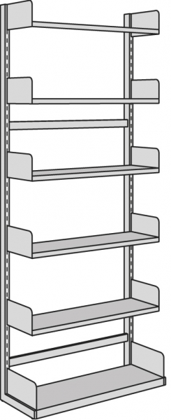 Kerkmann-UNIVERS-Freiarm-Grundregal-einseitig