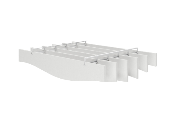 hammerbacher-akustik-baffeln-sinuswelle-set-mit-6-elementen-Weiß