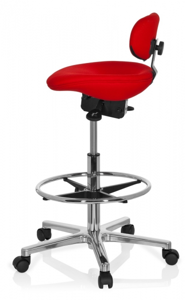 Bueroland LAVORO Drehstuhl rot