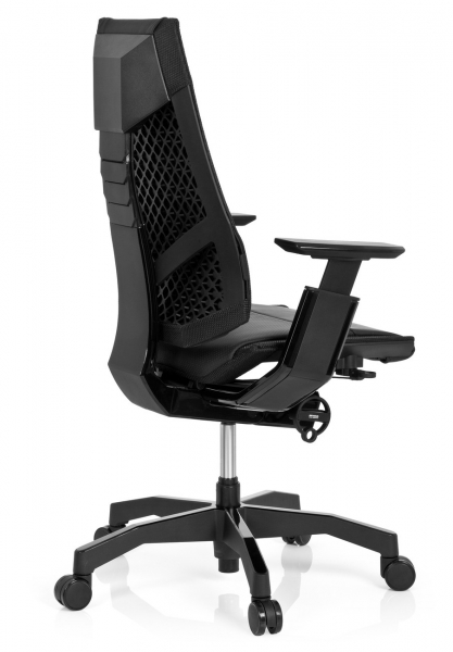 Bueroland PRIMO BLACK Drehstuhl Leder schwarz