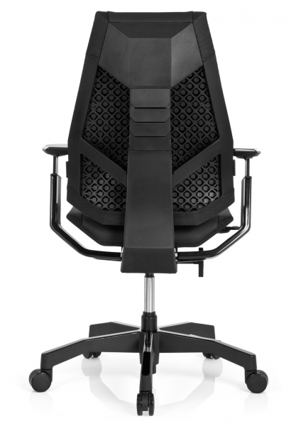 Bueroland PRIMO BLACK Drehstuhl Leder schwarz